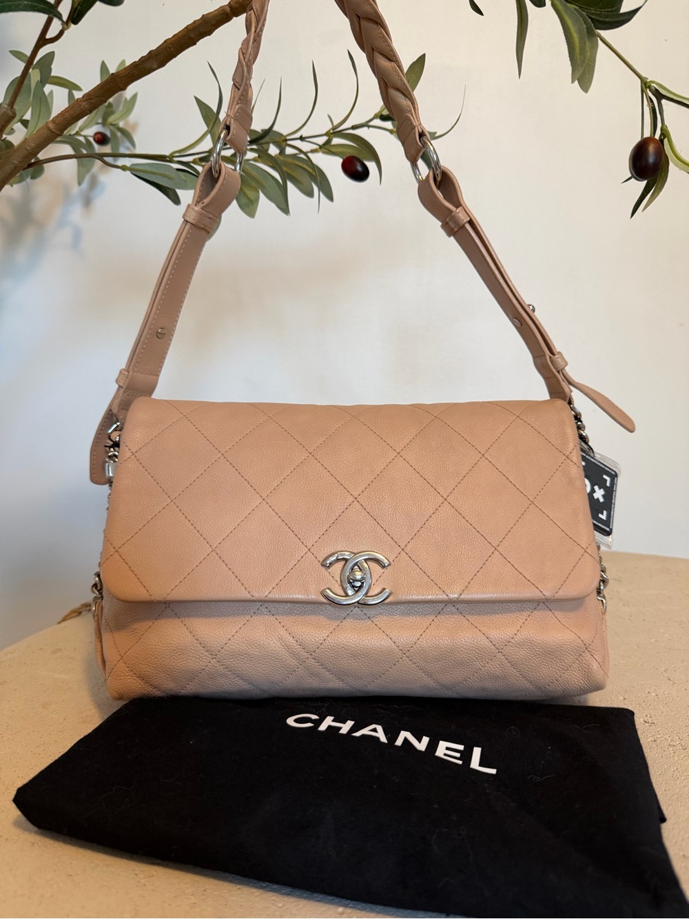 Chanel Braided Flap Shoulder Bag